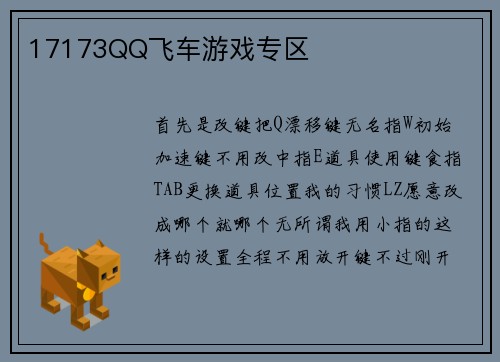 17173QQ飞车游戏专区